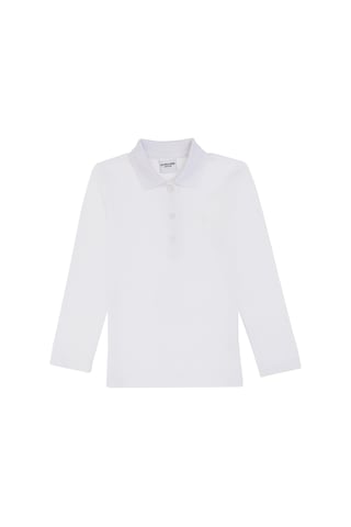 U.S. Polo Assn. Kız Çocuk Beyaz Polo Yaka Basic Sweatshirt 50316836-VR013