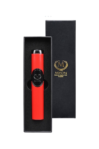 Myon Silindir Model 3 Pürmüz Alev Puro Çakmağı Kırmızı