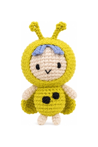 Bakgelal Hello Adorable Uğur Böceği Amigurumi Yapım Kiti, 2'li Bff Crochet Seti