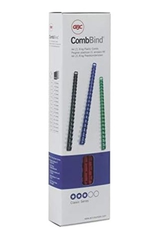 Gbc Combbind Ciltleme Spiralleri, A4 Uzunluk, Siyah, 14 Mm Spiral, 100&apos Lü Paket, 4028178