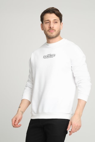 Alexander Gardi Alexandergardı İçi Polarlı Baskı Detaylı Sweatshırt B23-37401 001