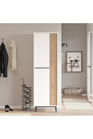 Robin Home Rio Ayakkabılık Metal Ayaklı 9 Raflı Sepet-beyaz Beyaz