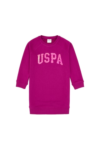 U.s. Polo Assn. Kız Çocuk Fuşya Elbise Örme 50314313-vr023 Fusya