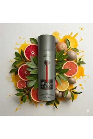 Luxury Prestige Marques De Ledo Erkek Parfüm Deodorant Sprey 200ml Odunsu