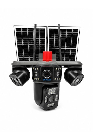 Okam 341 Premium 4 Lens 4g Solar Kamera