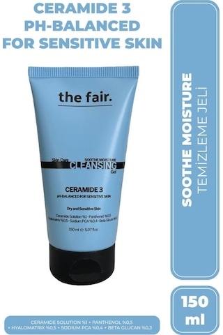 The Fair Ceramide Hassas ve Kuru Ciltler için Nemlendirici Yüz Yıkama Jeli 150 ML