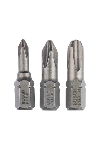 Bosch 3 Parçalı Extra Hard Serisi Vidalama Ucu Seti PH123*25 mm 2607001752