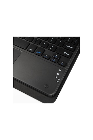 Butam Bilişim Galaxy Tab A7 Lite T225 Uyumlu Border Keyboard Bluetooh Bağlantılı Standlı Tablet Kılıfı