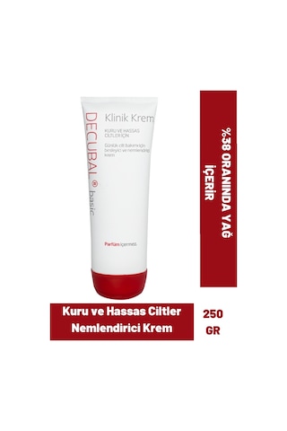 Decubal Basic Kuru Ve Hassas Ciltler Için Klinik Nemlendirici Krem 250 G