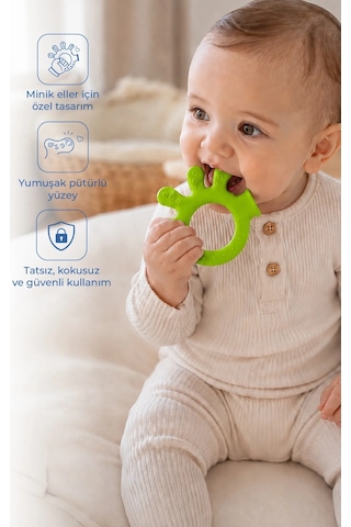 Babyjem Ahtapot Diş Kaşıyıcı Açık Yeşil