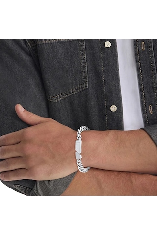 Calvin Klein Ckj35100006 Erkek Bileklik Gümüş
