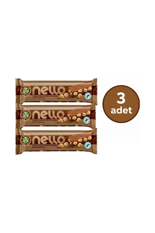 Kahve Dünyası Nello Fındık Ezmeli Sütlü Çikolata 33 G 3 Adet