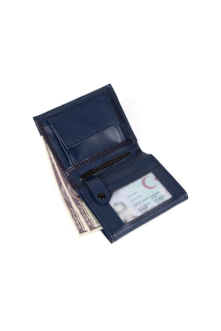 Newish Polo Erkek Bozuk Para Hazneli Kartlık Ve Cüzdan - New033 Lacivert