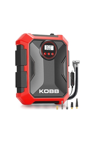 Kobb KB200 12V 150 Psi Ayarlanabilir Dijital Basınç Göstergeli Kompresör Hava Pompası