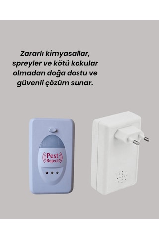 Evcil Hayvan Dostu Ultrasonik Haşere Kovucu, Kimyasal İçermeyen