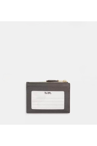 Coach Mini Id Skinny Case Kartlık Gri