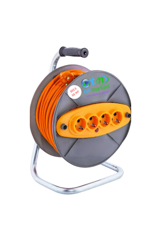 Tekmarked Makaralı Kablo 3 x 2.5 50 M