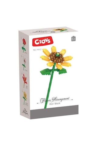 Ctoys Flower Arrangement Mini Blok Sunflower