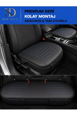 Lexus Araçlara Uyumlu Premium Deri 3 Parça Oto Koltuk Minderi Araca Uyumlu 4 Mevsim Kolay Montaj 88408448