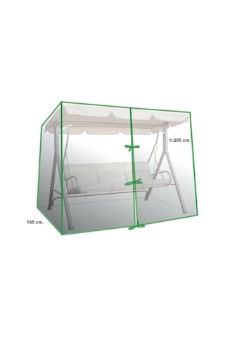 Homaks Salıncak Koruma Örtüsü 200x185 H: 200 Tek Fermuarlı Yeni Şeffaf