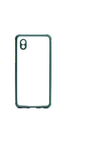 Samsung Uyumlu Galaxy A01 Core Kılıf Zore Kaff Kapak Koyu Yeşil
