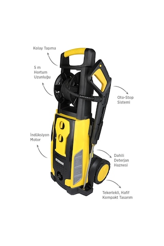 Rtrmax RTM716SET Yüksek Basınçlı Yıkama + Sprey Tabancası 2'li Set