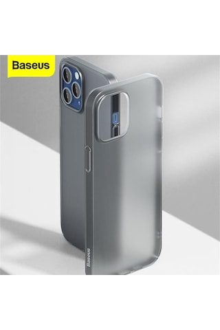 Baseus Apple Uyumlu iPhone 12 Pro Max 6.7 Comfort Ince Seffaf Kilif Matte Pp 464330586