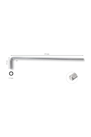 Ceta Form 3.5 mm L Uzun Allen (Alyan) Anahtar