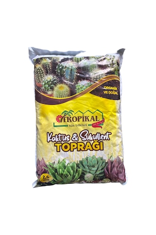 Tropikal Kaktüs ve Sukulent Toprağı 2.5 L N11.346 Tropikal Kaktüs ve Sukulent Toprağı 2.5 L N11.346