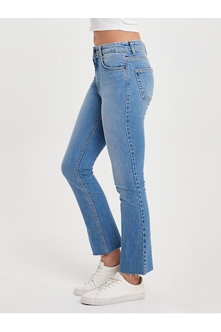 Ltb Lynda X Cropped Flare Jean Pantolon 010095156215818 55239 010095156215818_55239 Açık Mavi