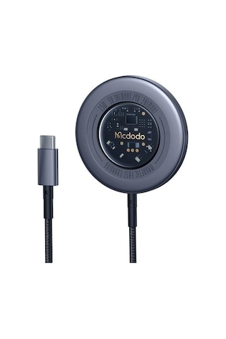 Mcdodo CH-2330 15w Magsafe Hızlı Şarj Cihazı - Koyu Gri