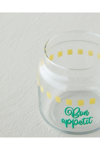 English Home Dolce Vita Cam Kavanoz 350 Ml Sarı Sarı