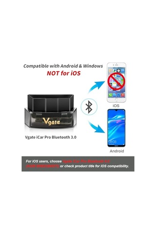 Vgate İcar Pro Bluetooth 3.0 Obd2 Kod Okuyucu Obdıı Tarayıcı Tarama Aracı Araba Arıza Kontrolü Motor Işığı Tork