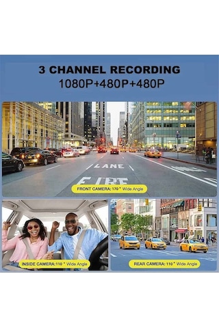 Tongxida Yüksek Çözünürlüklü 1080p Kızılötesi Gece Görüş Araç Kaydedici, Kablosuz Wifi, İçi Dvr