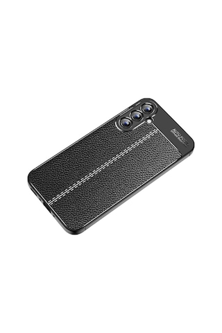 Apsuwa Samsung Galaxy Uyumlu A55 Kılıf Niss Deri Desen Silikon + Ekran Koruyucu