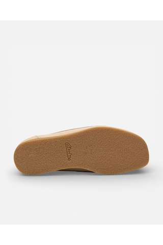 Clarks Wallabeeevosea Cream Leather Kadın Krem Günlük Ayakkabı 26186338