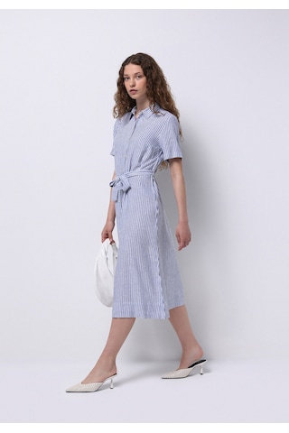 Colins Regular Fit Kadın Mavi Elbise Cl1068244 Q1.v1 Ble Mavi