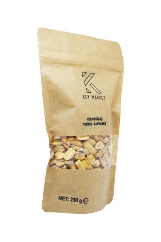 Key Market Tuzsuz Soyulmuş Doğal Çifte Kavrulmuş Yer Fıstığı 250 G
