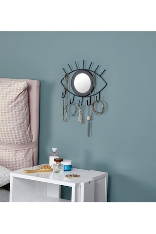 Mithra Life Siyah Metal Ayna Anahtar Takı Düzenleyici Mıt1002