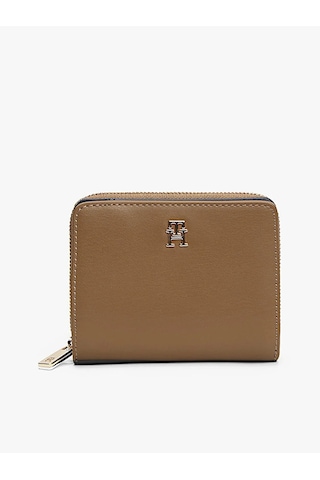 Tommy Hilfiger Th Icon Med Za Flap Kadın Yeşil Cüzdan - Aw0aw17742 Yeşil