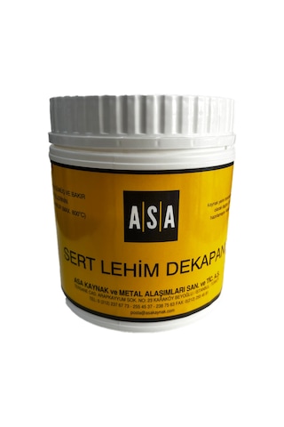 Asa BoRaks Uyumlu Kaynak Dekapanı 500gr Asa BoRaks Uyumlu Kaynak Dekapanı 500gr