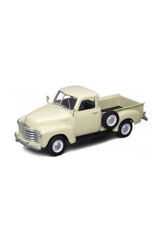 Welly 1 24 1953 Chevrolet 3100 Pick Up Model Araba - Krem