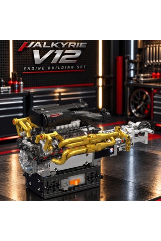 Mould King 10224 Valkyrie V12 Motor Yapım Seti 974 Parça