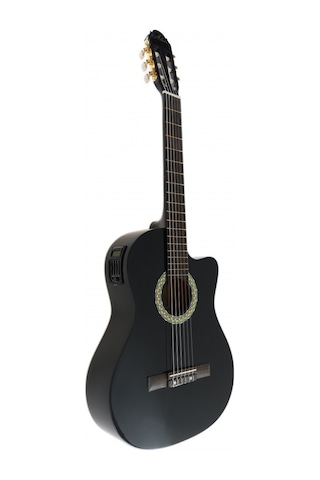 Almira Mg917ce-bk Elektro Klasik Gitar - Siyah Orta Seviye - Cut