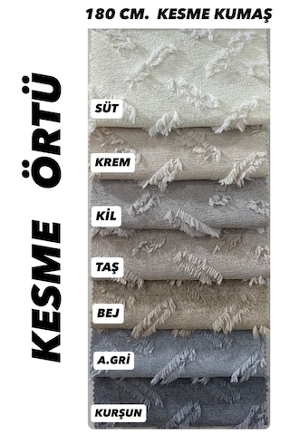 Çekyat Ve Koltuk Üstü Kesme Örtü 180 Cm X 210 Cm Taş