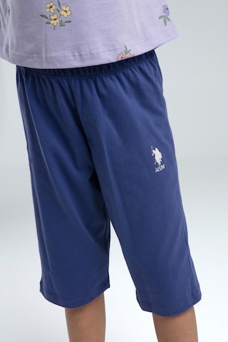 U.s. Polo Assn. Kız Çocuk Mor Kapri Takım Us2069 Mor