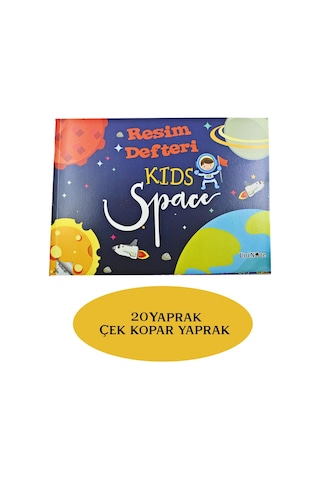 Çınar Uninote Resim Defteri Dikişli Büyük Boy A4 20 Yaprak 1 Adet 20000