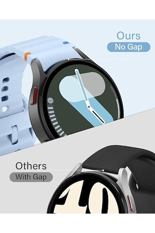 Huawei Watch Gt Gt2 Gt3 Gt4 42mm/honor Magic 2 20mm Kordon Dekoratif Örgü Çizgili Spor Silikon Kayış