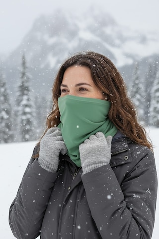 Kadın Polar Boyunluk Bere Su Yeşili Yeşil
