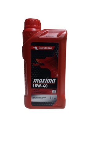 Petrol Ofisi Maxima 15W-40 Yüksek Performanslı Motor Yağı 1 L